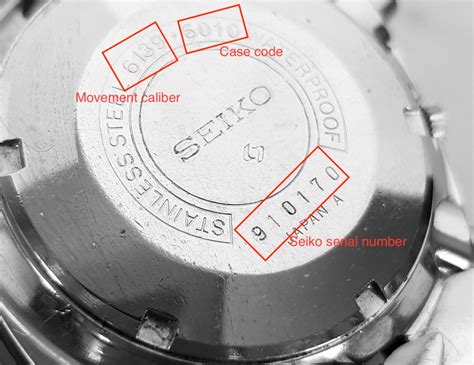 seiko watch serial numbers lookup.